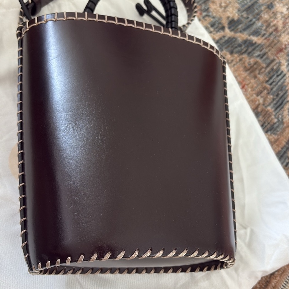 EUC Chloe Louella Bucket Bag in Ebony Brown Large Size - Picture 6 of 13